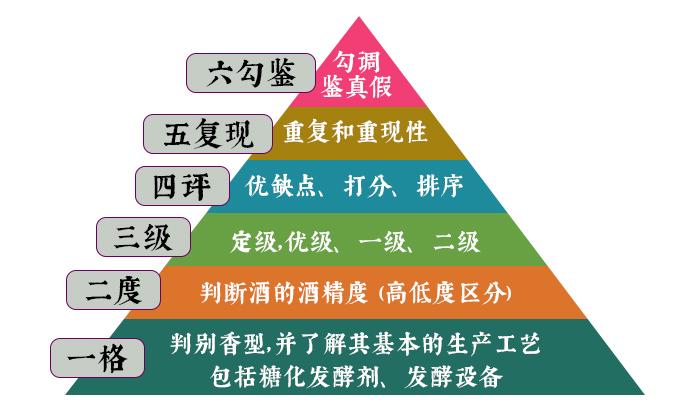 白酒勾调金字塔